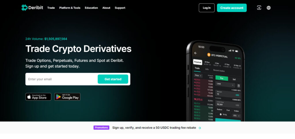 Deribit Crypto Futures Exchanges