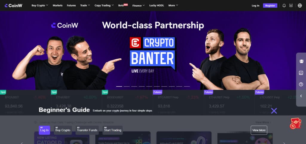 CoinW Crypto Futures Exchanges