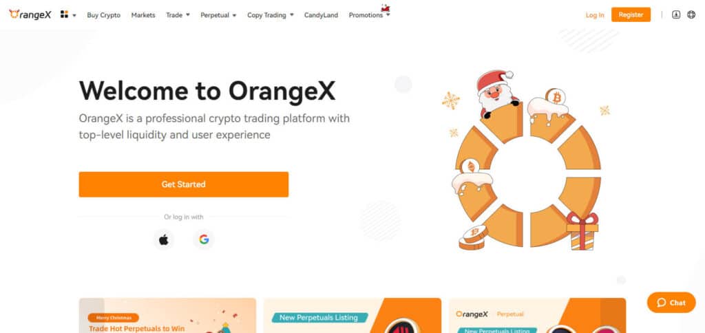 OrangeX Crypto Futures Exchanges