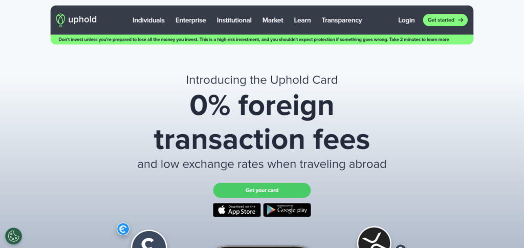 UPHOLD BYDFi Exchange Alternatives To Buy Crypto