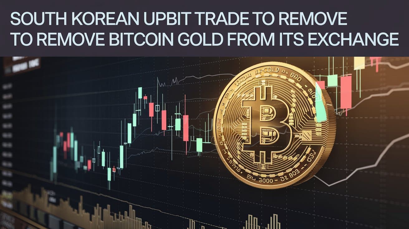 South Korean Upbit Crypto Trade to Remove Bitcoin Gold from Its Exchange