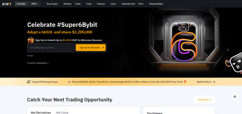 Bybit Crypto Staking Platform