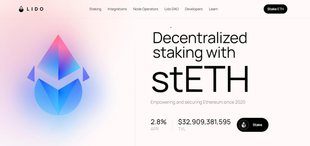 Lido Crypto Staking Platform