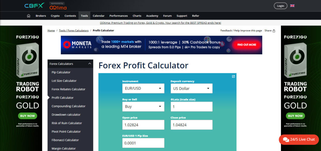 Cashback Forex