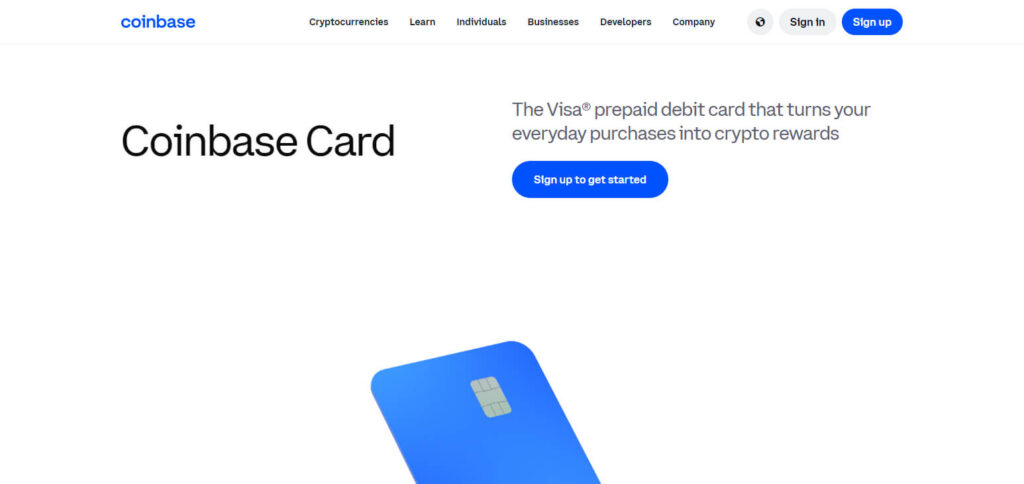 Coinbase Debit Card