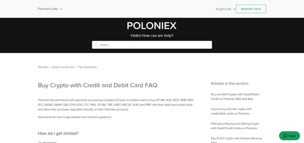 Poloniex Card