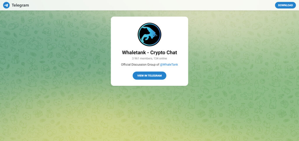 WhaleTank Best Crypto Group On Telegram