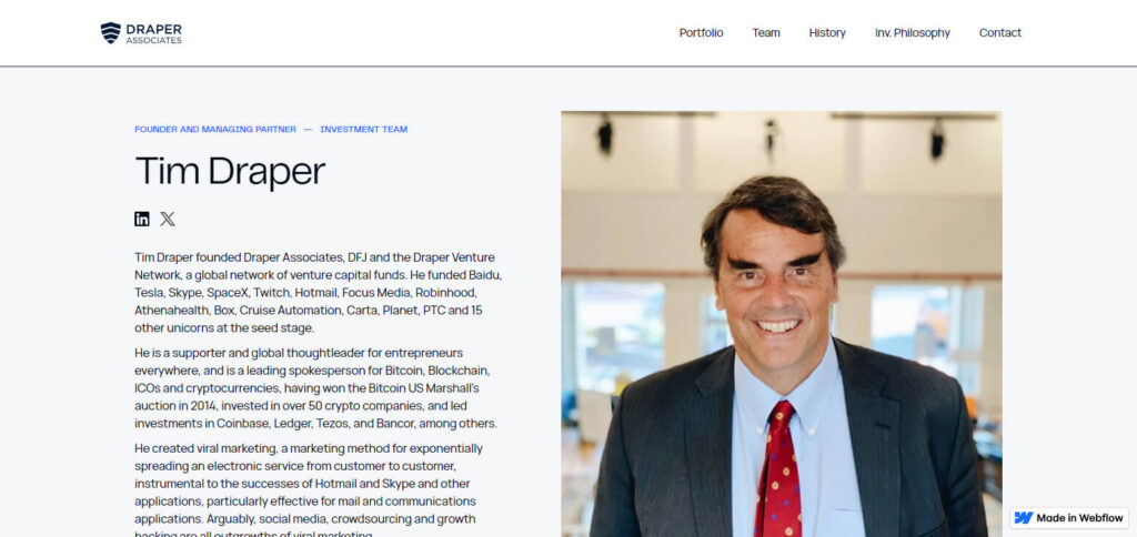 Tim Draper (@TimDraper)