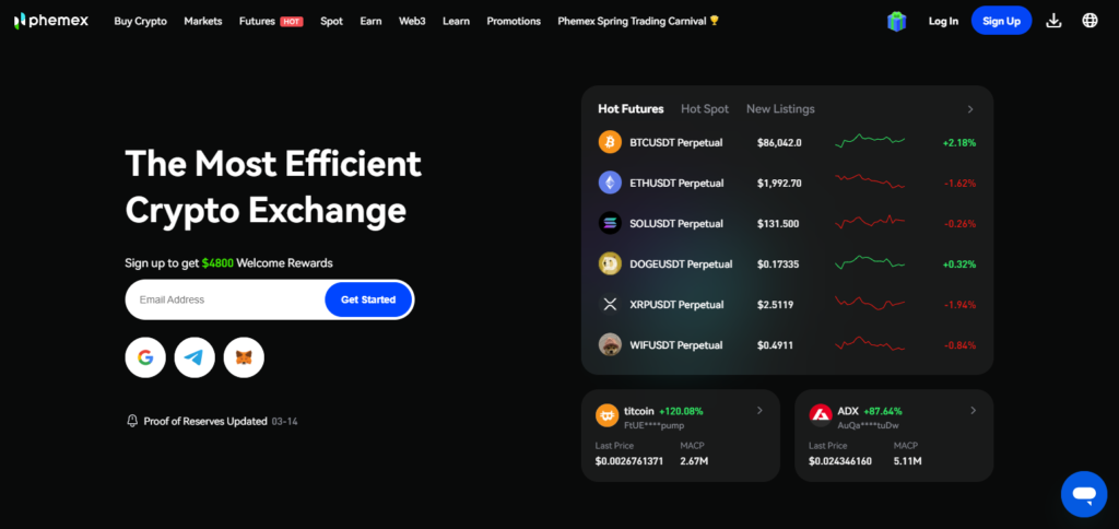 10 Best Bingx Exchange Alternatives Exchanges 5 Phemex Best Bingx Exchange Alternatives Exchanges