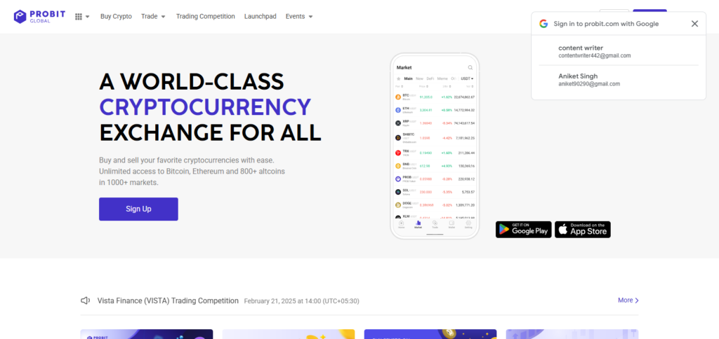 10 Best Bingx Exchange Alternatives Exchanges 8 ProBit Global Best Bingx Exchange Alternatives Exchanges