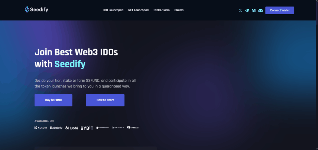 8 Best Crypto Launchpad Tokens with High Potential in 2025 3 SFUND (Seedify)