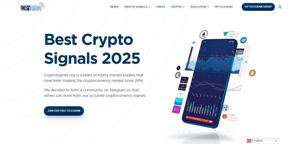 9 Best Crypto Signals Channels for Smart Trading in 2025 6 CryptoSignals.org
