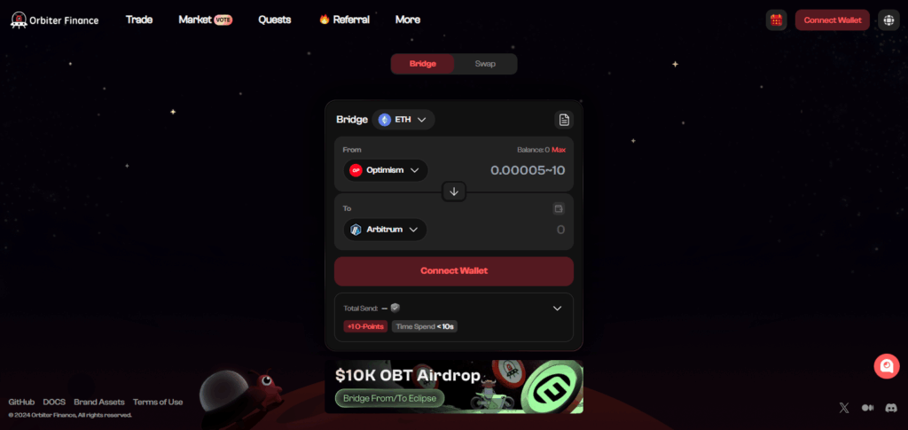 10 Best Aggregator For Bridging Store-of-value Tokens 7 Orbiter Finance