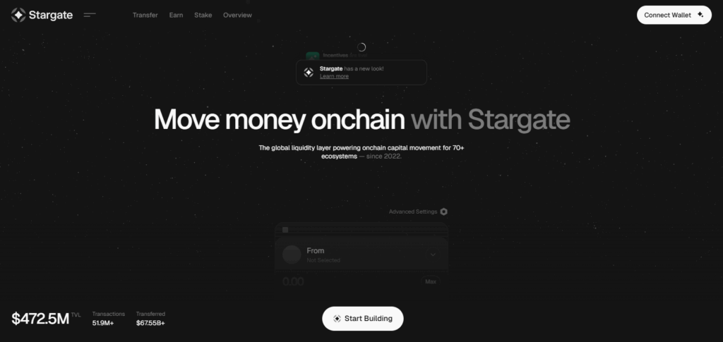 10 Best Aggregator For Bridging Store-of-value Tokens 5 Stargate Finance