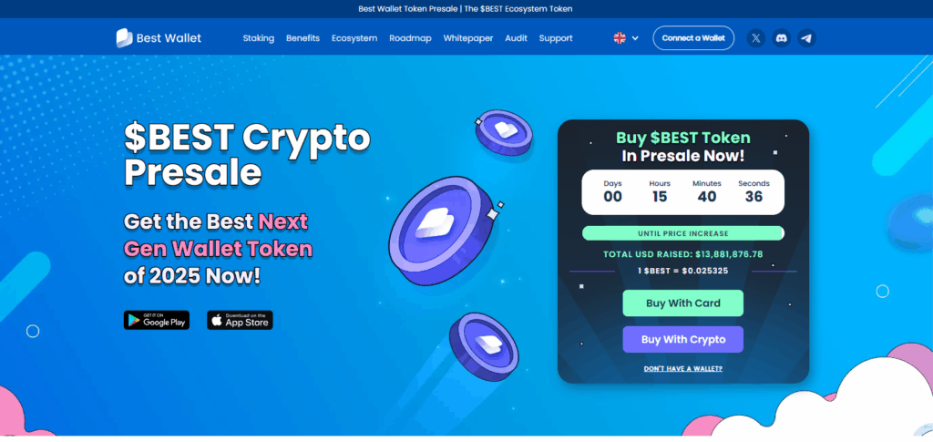 10 Best Altcoin Picks For High-risk High-reward 6 Best Wallet Token ($BEST)
