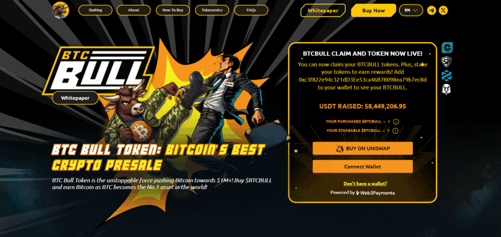 10 Best Altcoin Picks For High-risk High-reward 8 BTC Bull Token ($BTCBULL)
