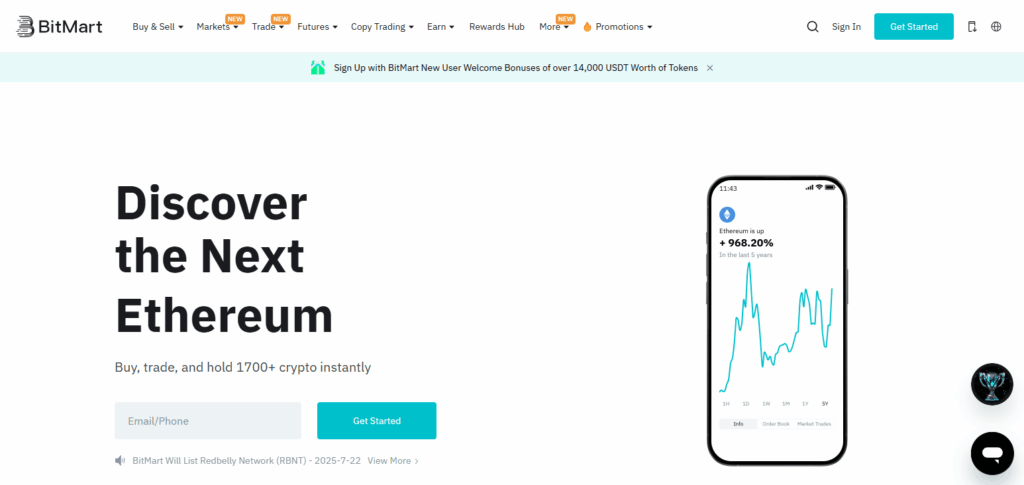10 Best HTX Exchange Alternatives for Crypto Trading in 2025 11 BitMart