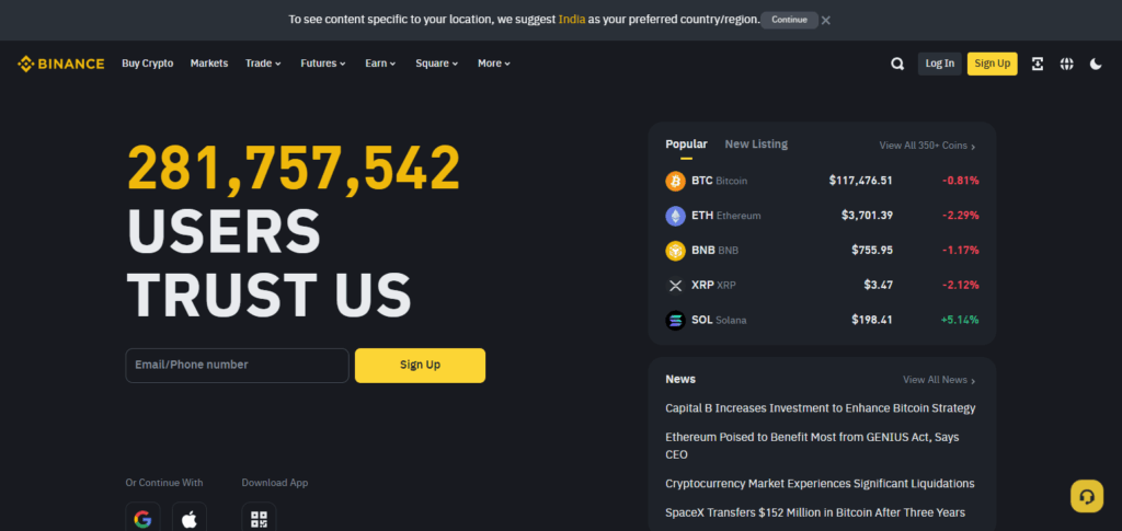 10 Best HTX Exchange Alternatives for Crypto Trading in 2025 2 Binance