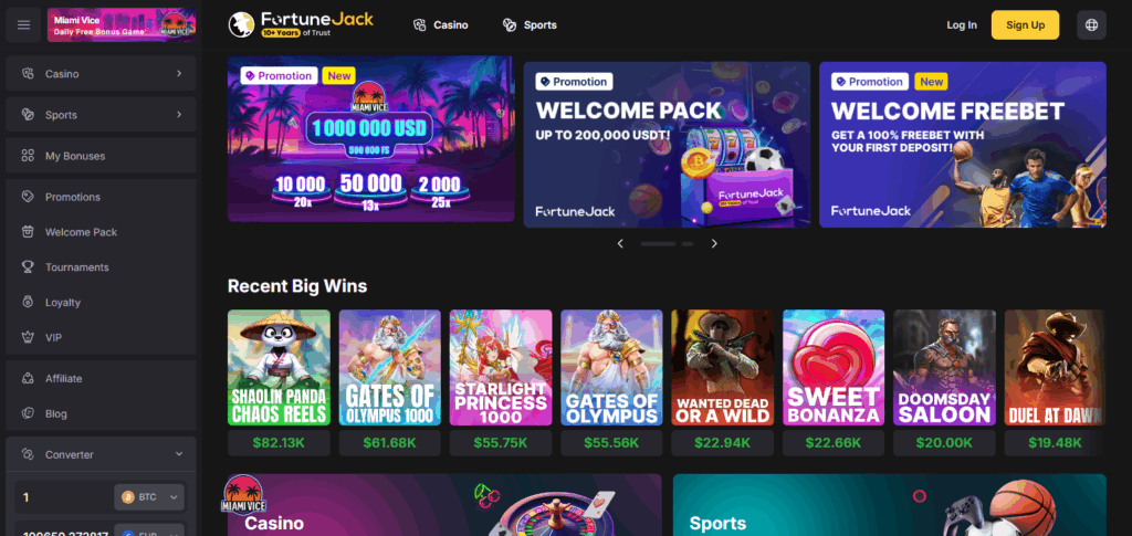 9 Best 1xBit Casino Alternatives for Crypto Gambling in 2025 3 FortuneJack