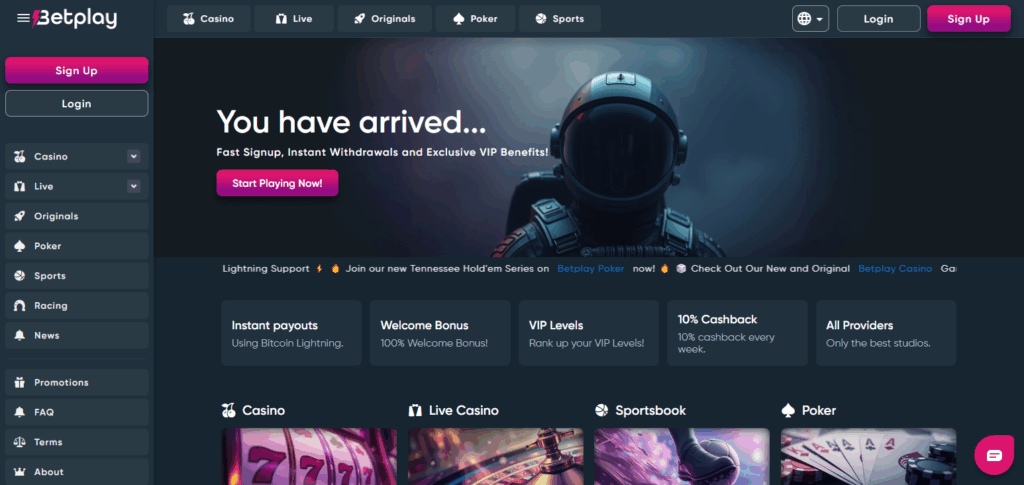 10 Top Metawin Casino Alternatives for Crypto Gaming 8 Betplay.io