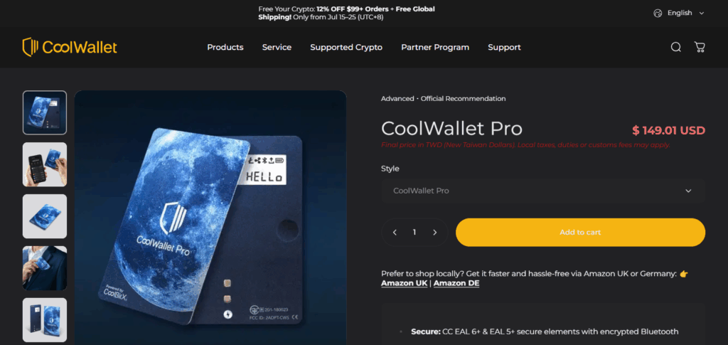 10 Best Crypto Hardware Wallets for Staking in 2025 11 CoolWallet Pro