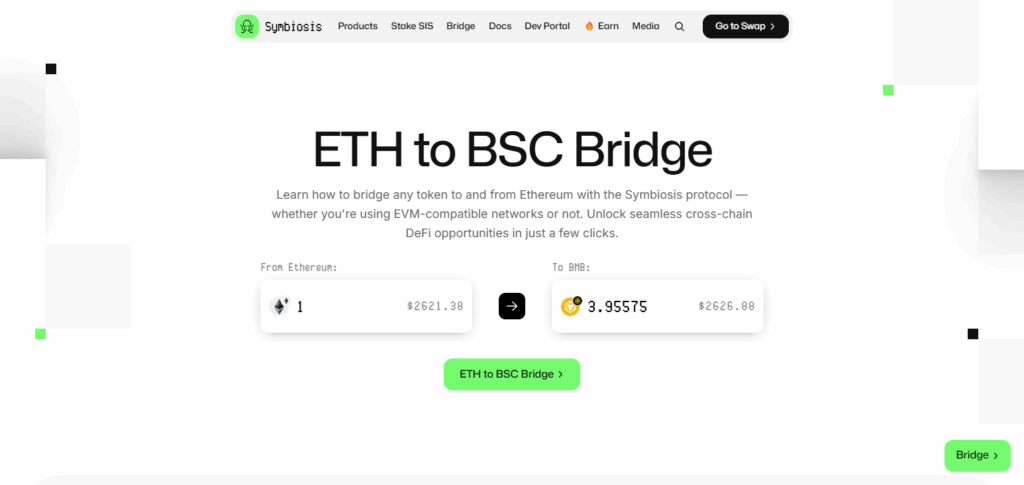 How to Bridge Ethereum NFTs to BSC Easily 4 Bridging via Symbiosis Wallet