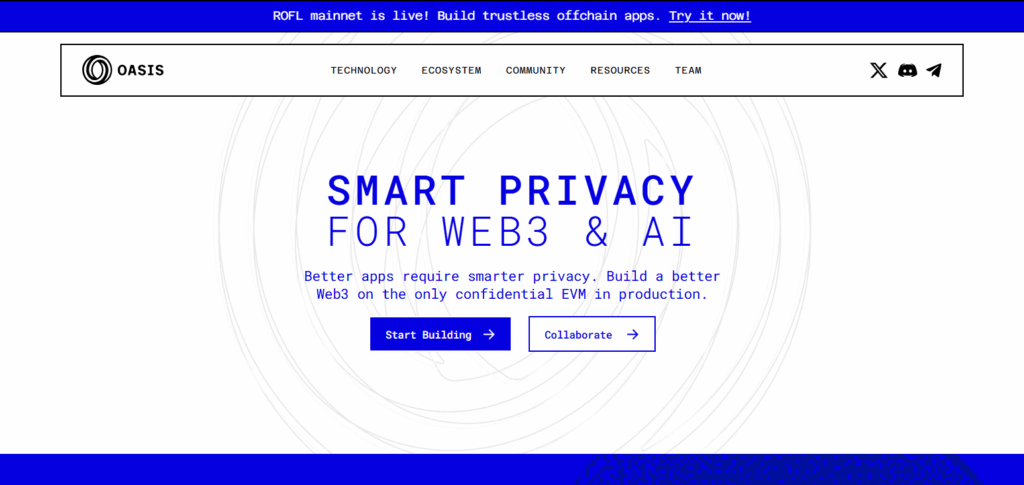 Oasis Network (ROSE)