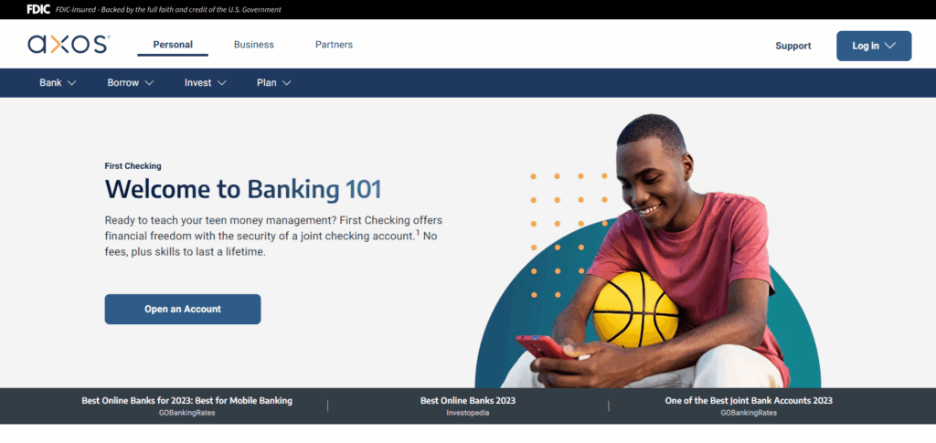 8 Best Checking Accounts for Young Adults in 2026 4 Axos Bank First Checking