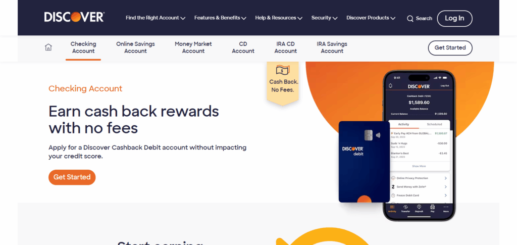 8 Best Checking Accounts for Young Adults in 2026 7 Discover Cashback Debit