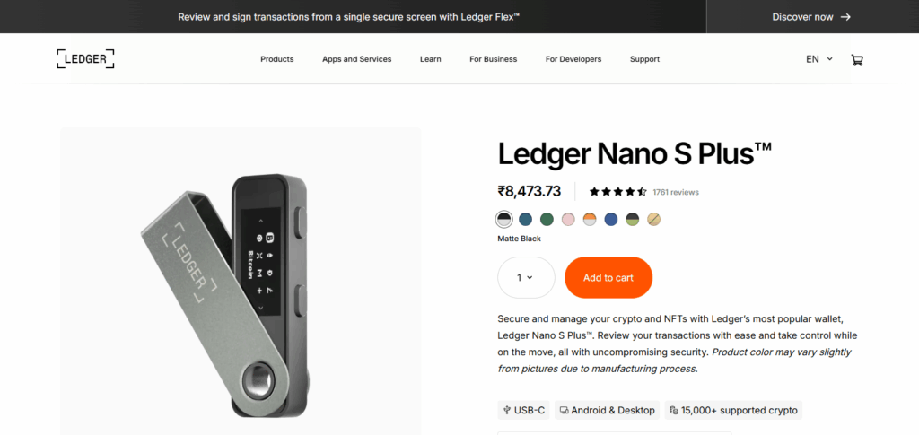 9 Best in Crypto Wallet That Works Without Internet: Offline Access with Zero Sync Delay 4 Ledger Nano S Plus