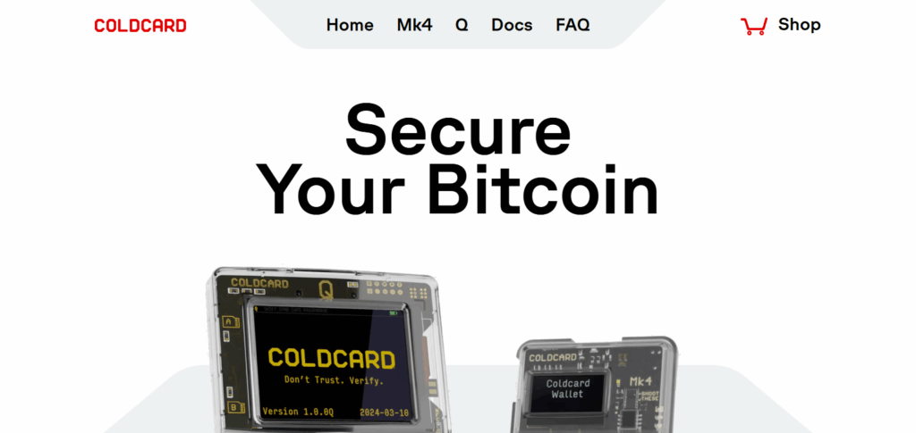 9 Best in Crypto Wallet That Works Without Internet: Offline Access with Zero Sync Delay 9 COLDCARD MK4