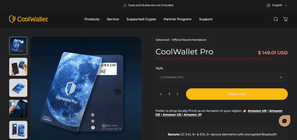 CoolWallet Pro
