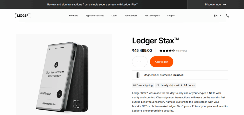 Ledger Stax