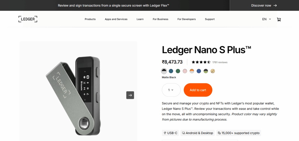 Ledger Nano S Plus
