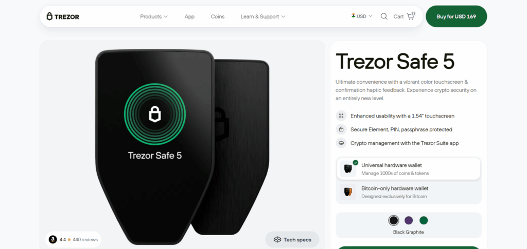 Trezor Safe 5