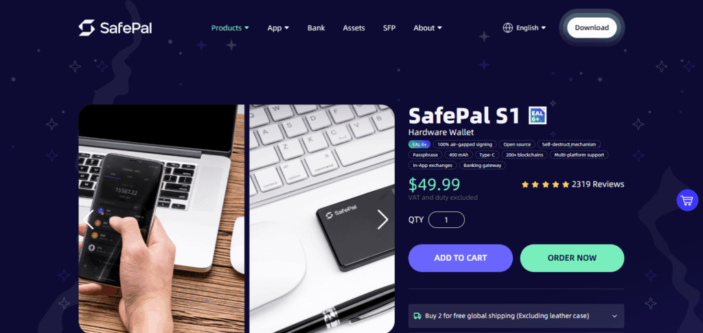 8 Best in Crypto Wallet for Couples: Shared Wallets with Spending Limits and Love Locks 6 .SafePal S1