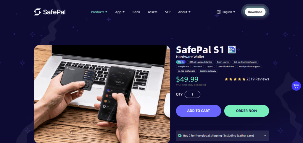 10 Best in Crypto Wallet That Protects You From Yourself: Panic Button, Freeze Mode, and Delay Send 8 SafePal S1