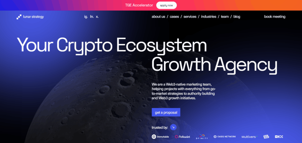 10 Best Crypto User Acquisition Agencies in 2025 5 Lunar Strategy