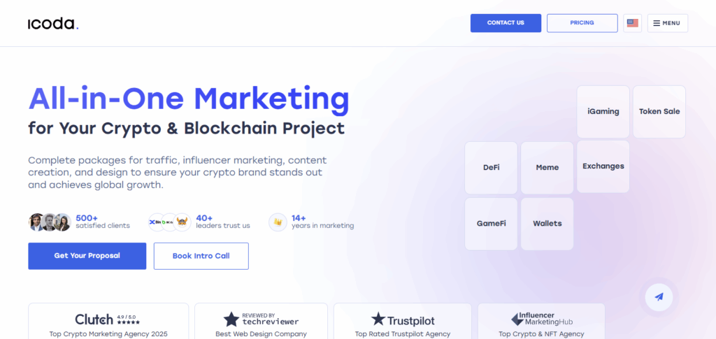 10 Top DeFi User Acquisition Agencies to Grow Your Project 7 ICODA