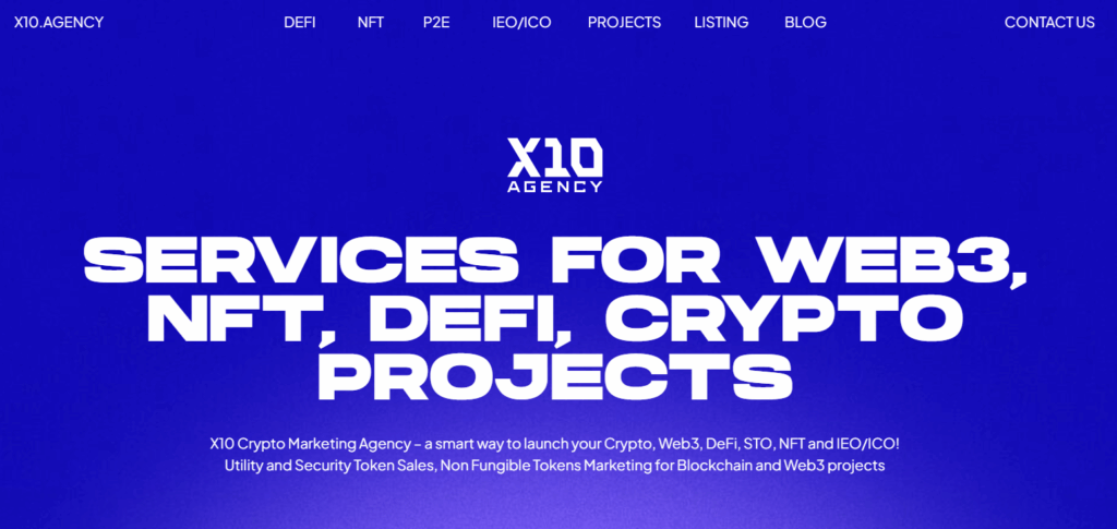 10 Top DeFi User Acquisition Agencies to Grow Your Project 3 X10 Agency