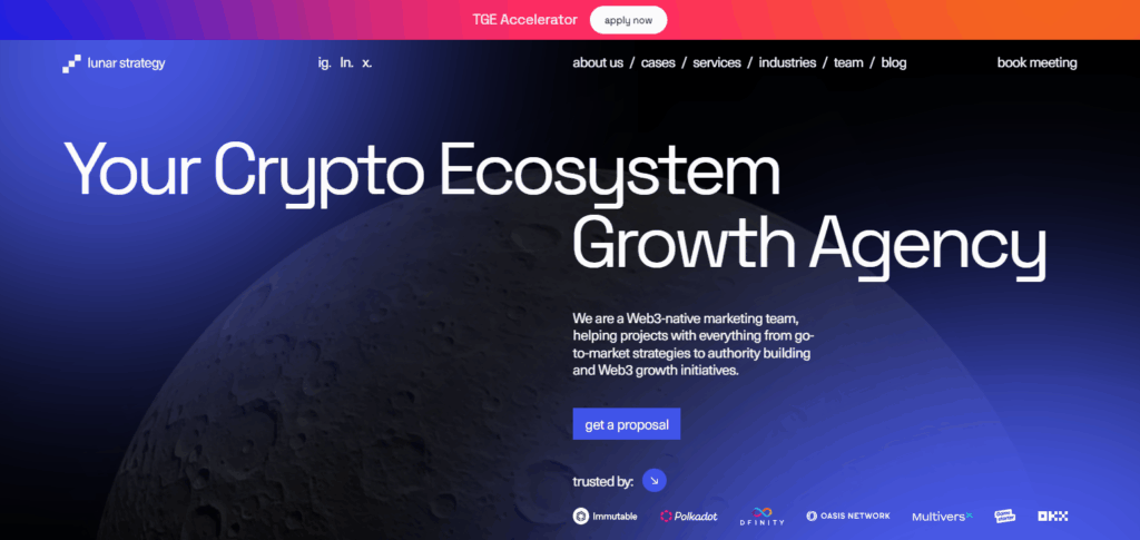 10 Top Crypto Marketing Firms in 2025 11 Lunar Strategy