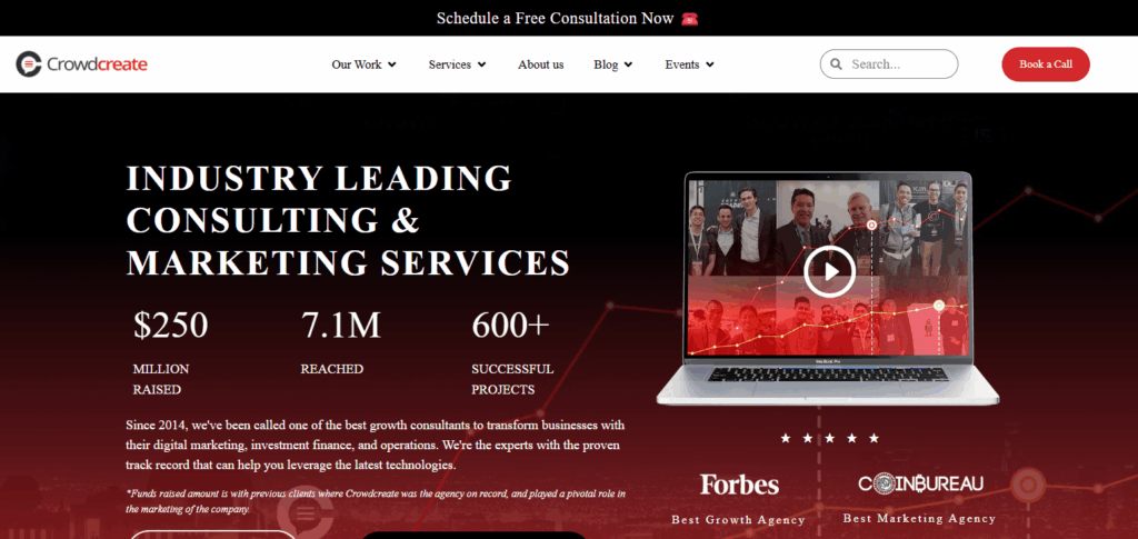 10 Best Agencies To Acquire Crypto Users 9 CrowdCreate